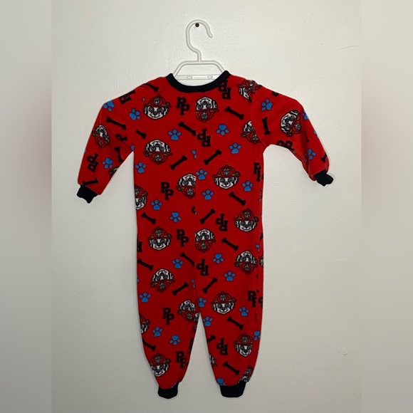 Paw Patrol Pjs Full Piece - Red 2T - Picture 2 of 3